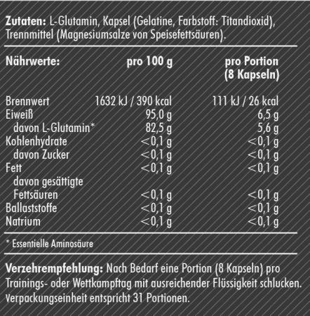 S4 L-Glutamin 120 Kapseln