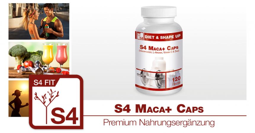 S4 Maca+ Caps