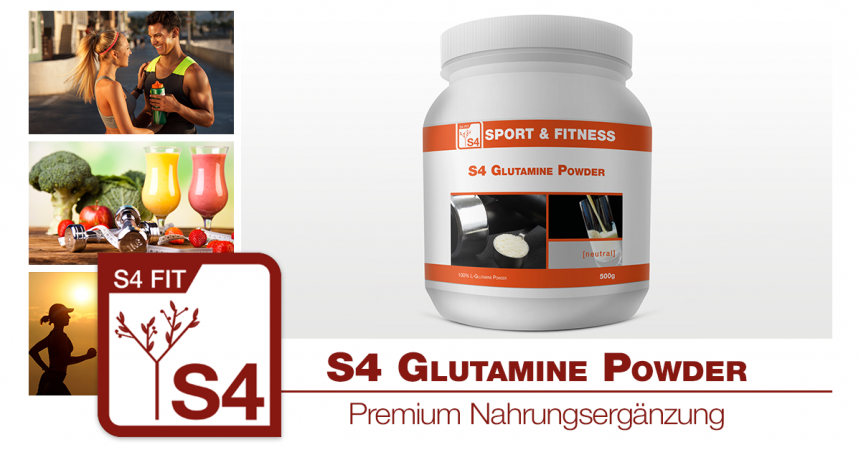 S4 Glutamin Pulver 100%