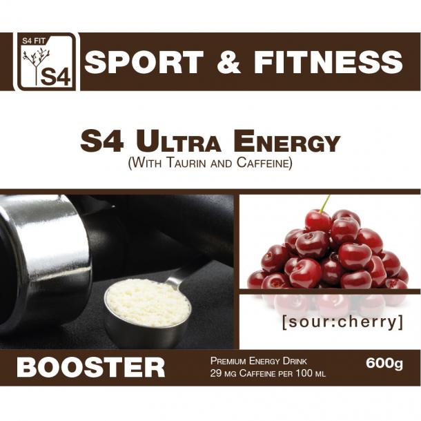 S4 Energy Booster mit Taurin + Koffein