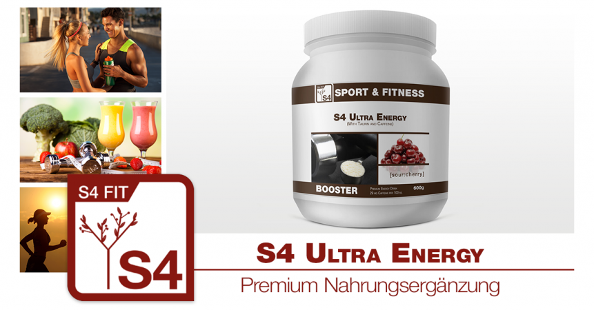 S4 Energy Booster mit Taurin + Koffein