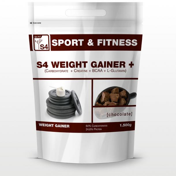 S4 Weight Gainer + (Schoko) Beutel